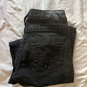 True Religion Women's Dark Denim Skinny Jeans